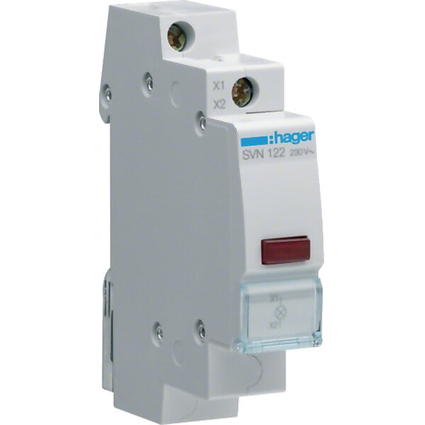 Hager LED-Leuchtmelder rot,230VAC SVN122